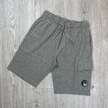 CP Company Jersey Shorts - Grey -Usfansport