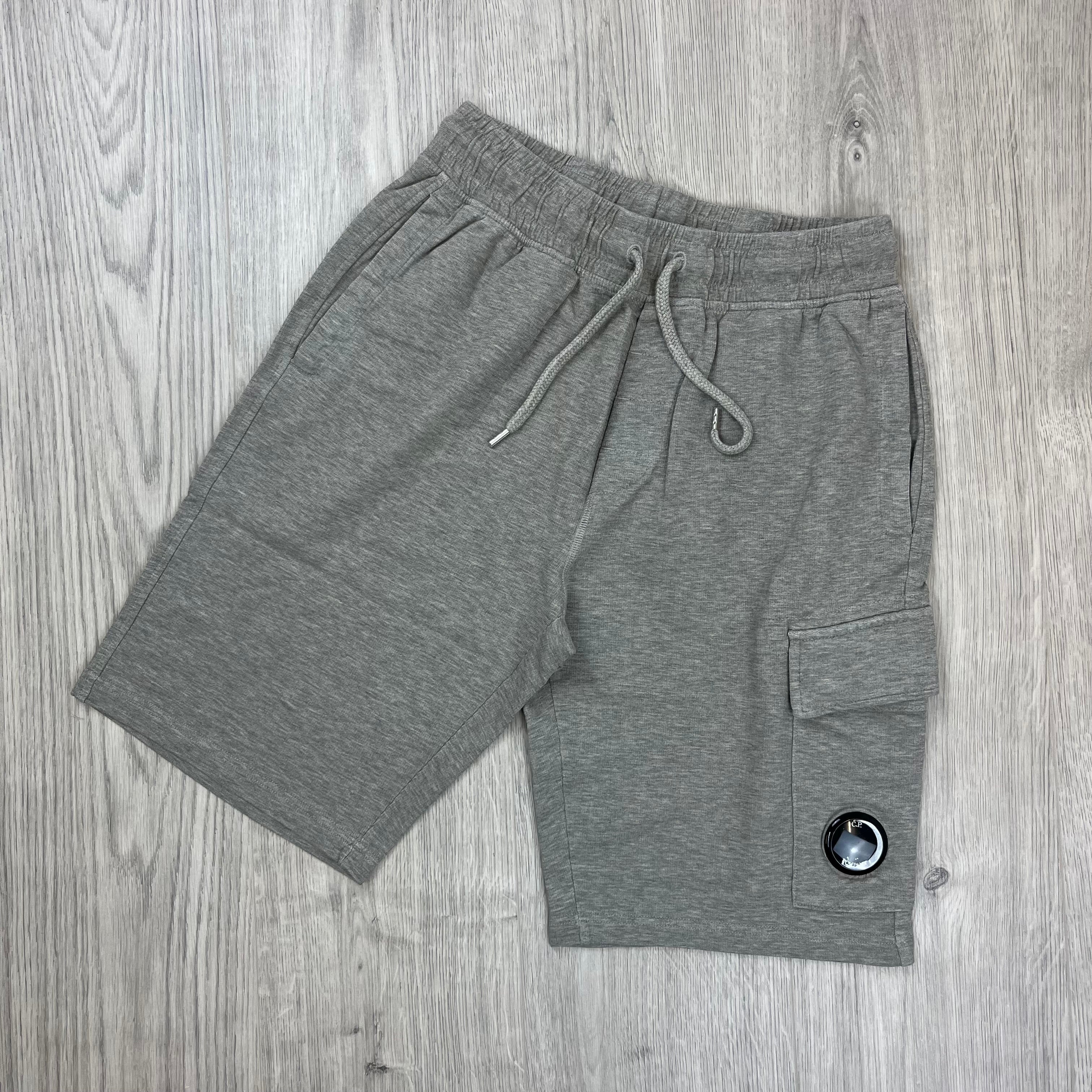 CP Company Jersey Shorts - Grey -Usfansport