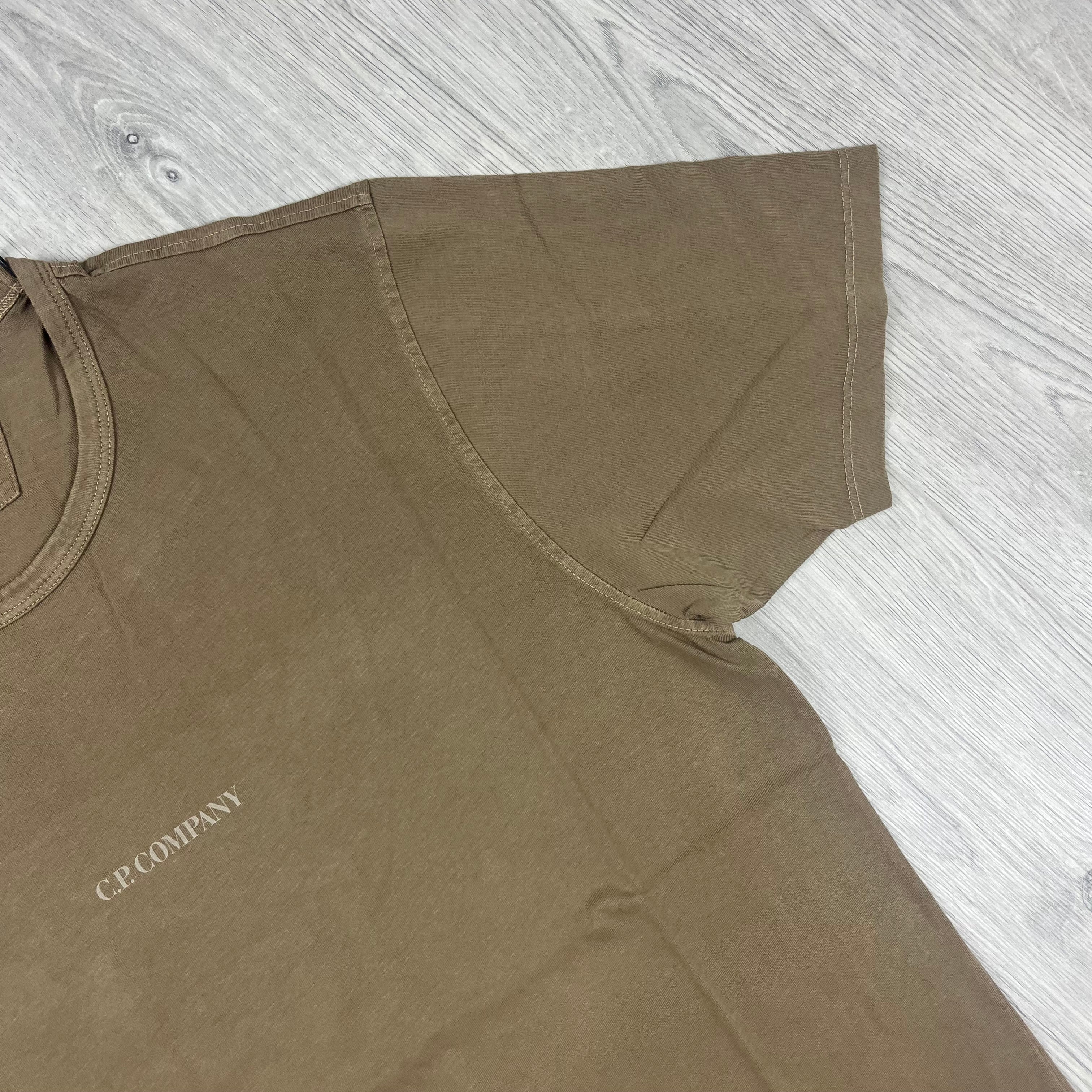 CP Company Printed T-Shirt - Brown -Usfansport