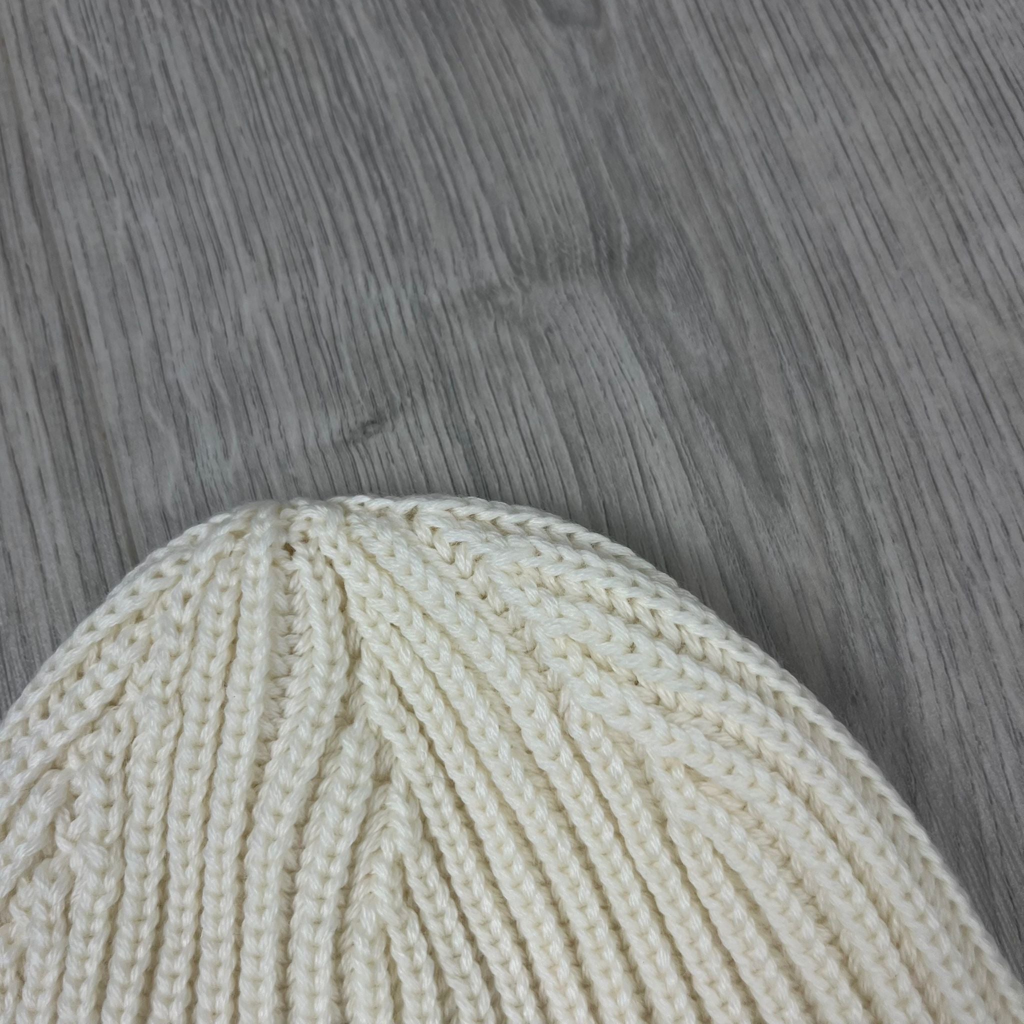 CP Company Goggle Beanie - White -Usfansport