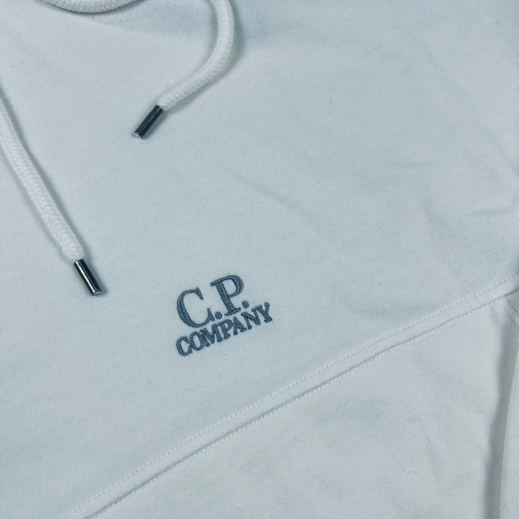 CP Company Patch Hoodie - White -Usfansport