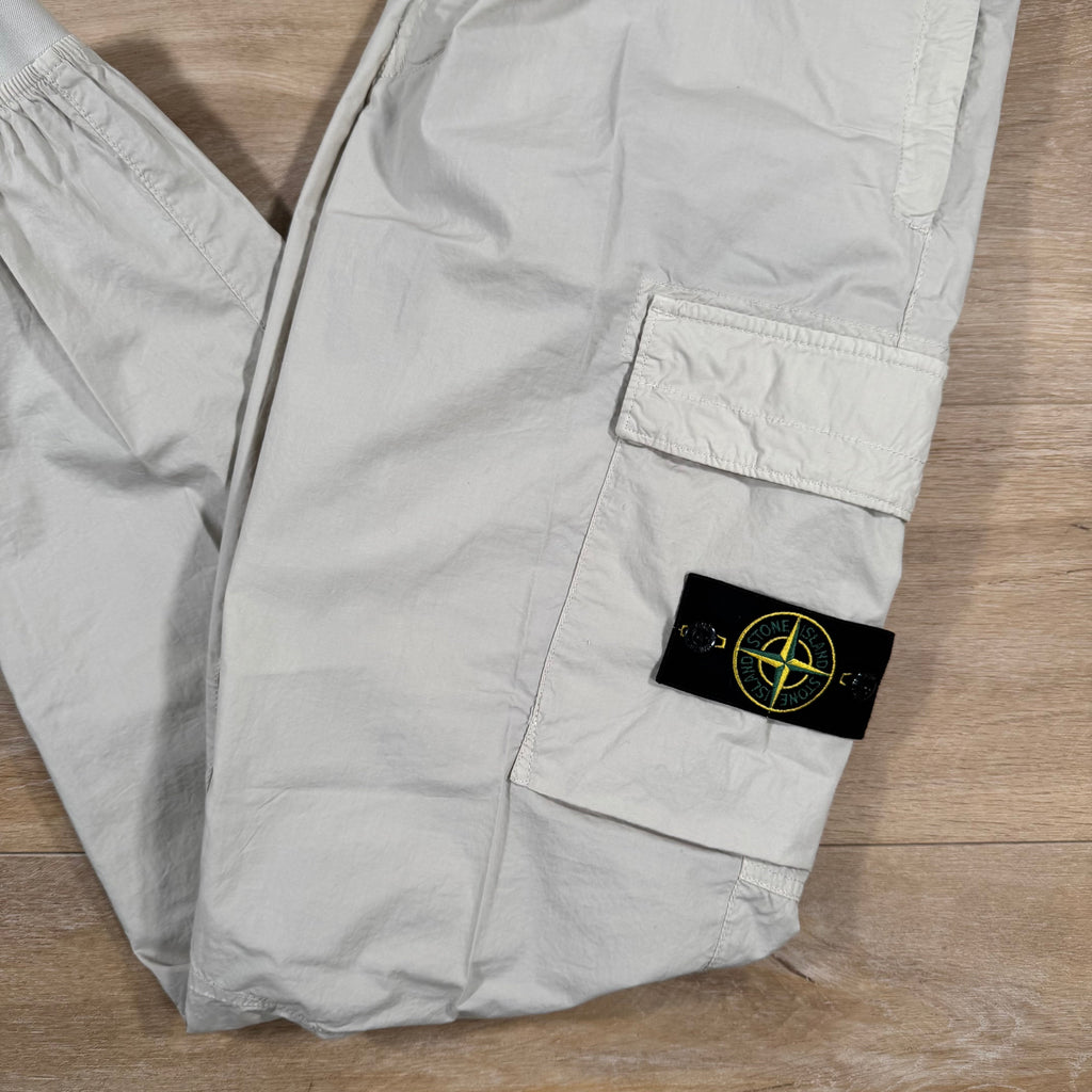 Stone Island Stretch Cotton Tela Cargo Pants in Sand -Usfansport