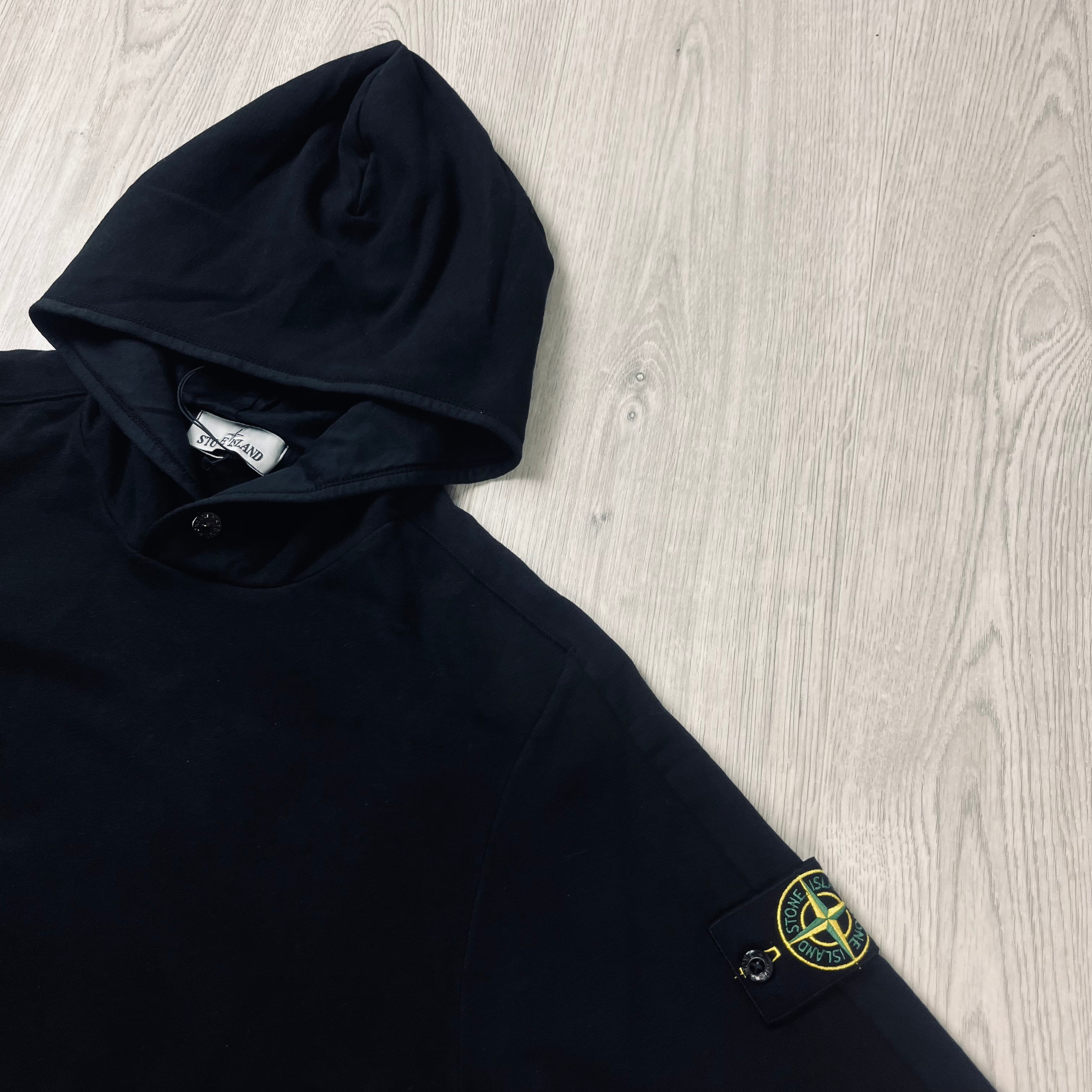 Stone Island Dyed Hoodie - Black -Usfansport