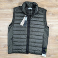 Stone Island Nylon Down-TC Vest in Military Green -Usfansport