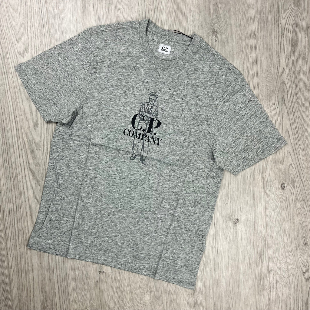 CP Company Sailor T-Shirt - Grey -Usfansport