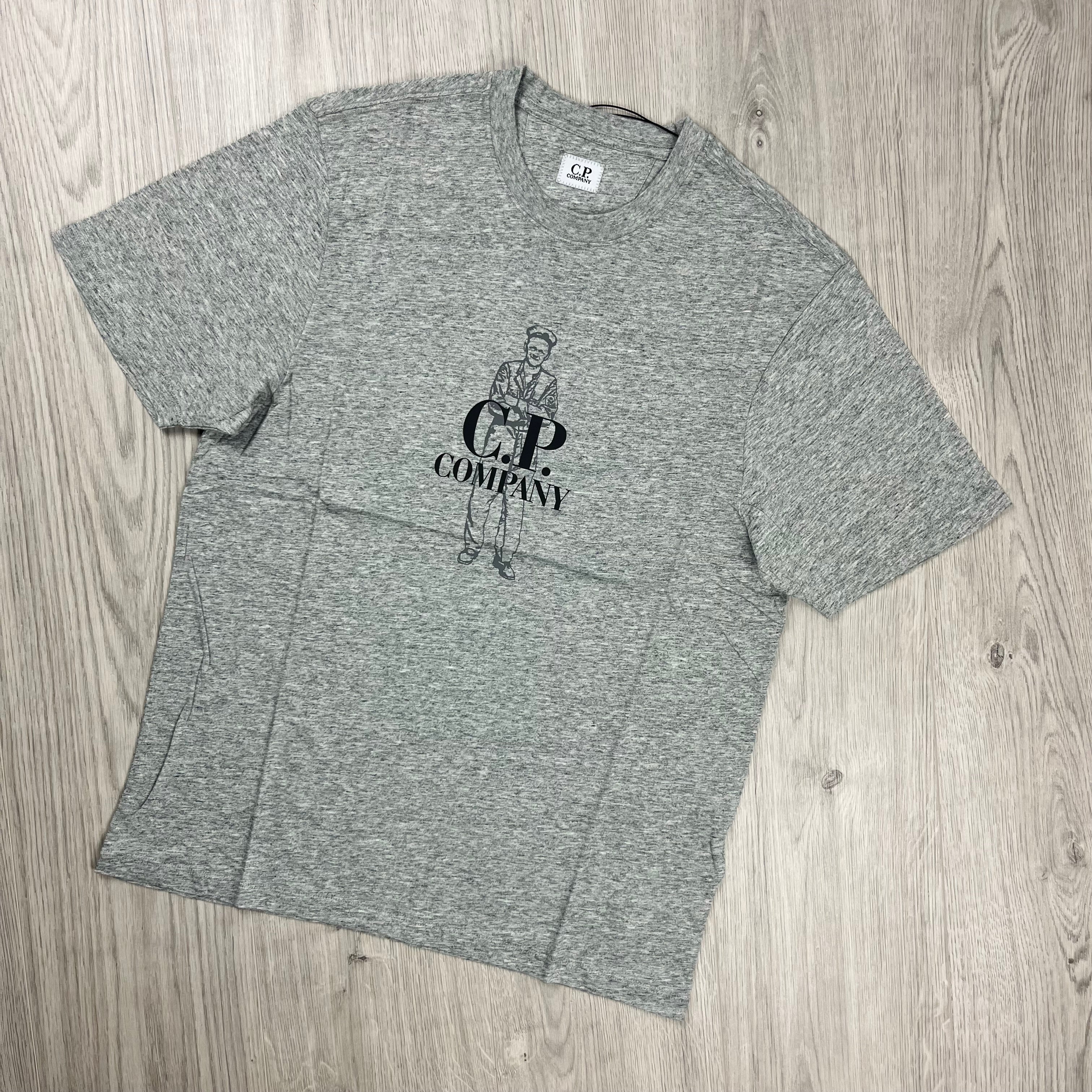 CP Company Sailor T-Shirt - Grey -Usfansport
