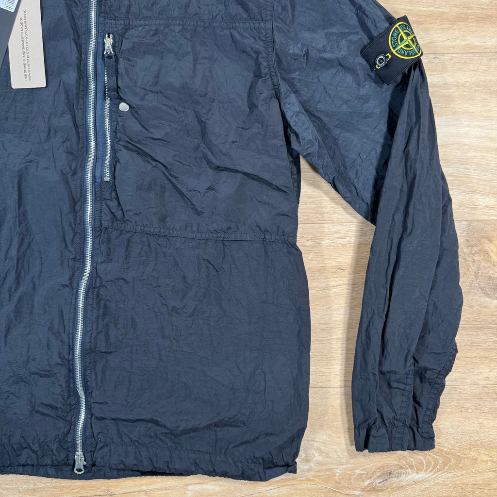 Stone Island Nylon Metal Overshirt in Navy -Usfansport