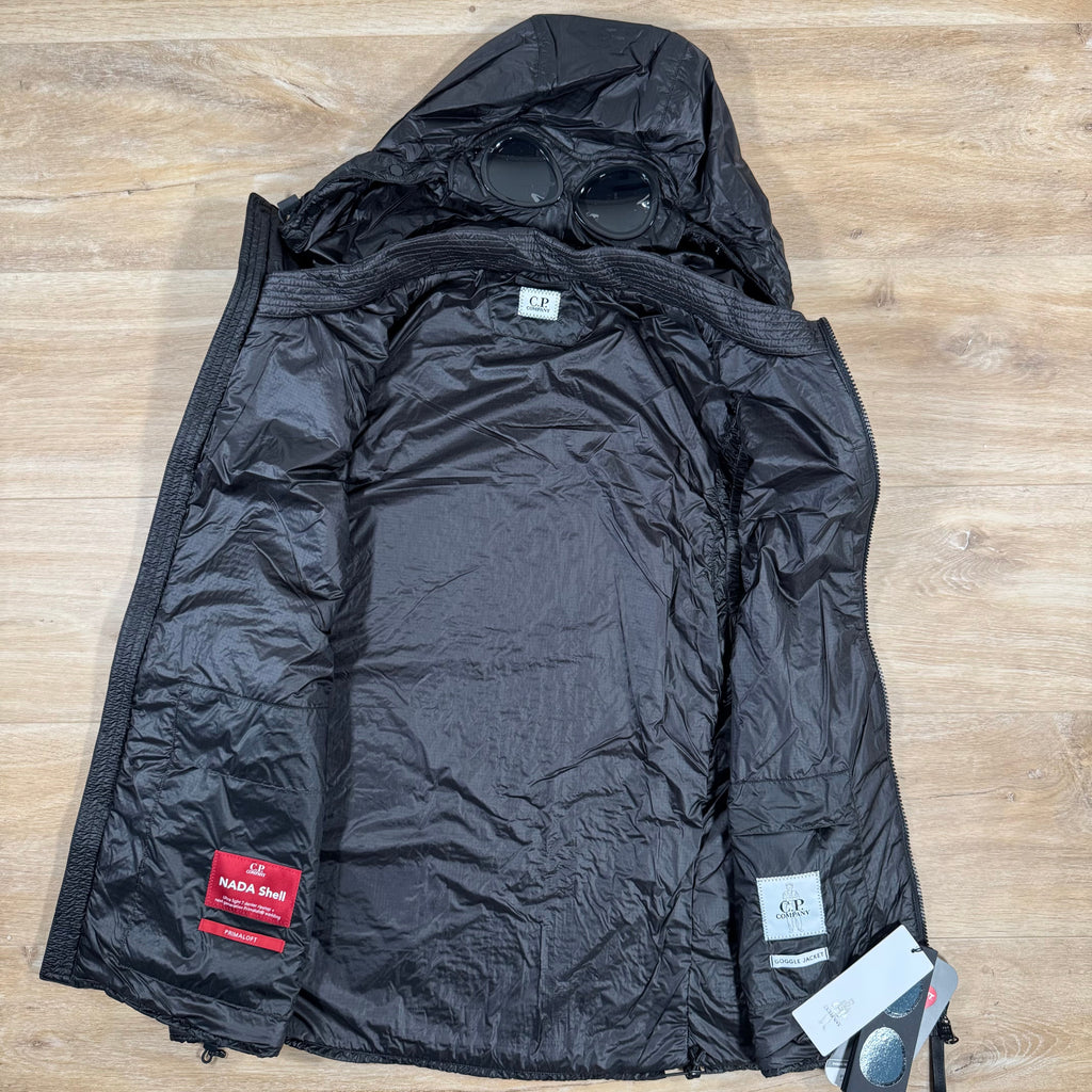 CP Company Nada Shell Primaloft Goggle Vest in Black -Usfansport