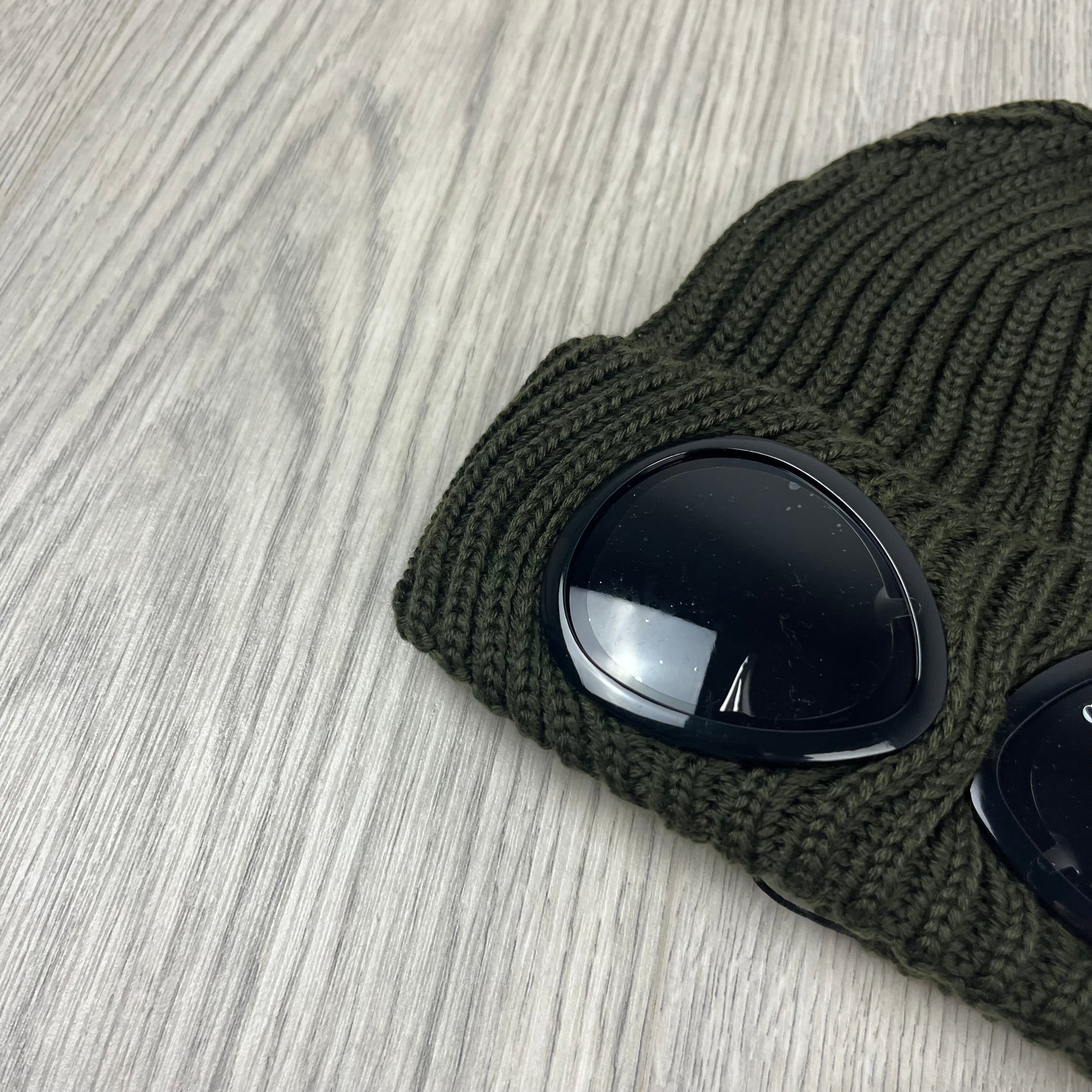 CP Company Goggle Beanie - Ivy Green -Usfansport