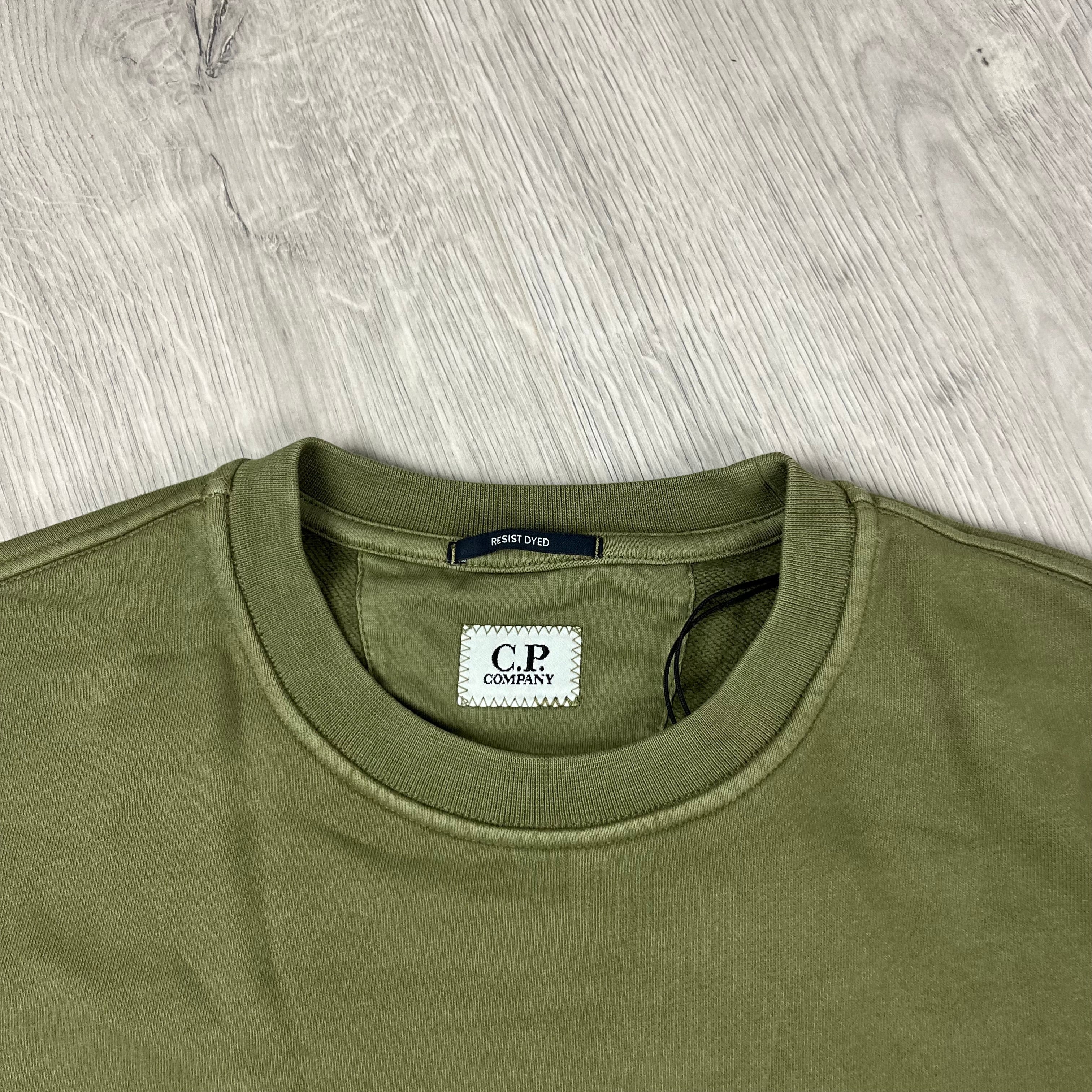 CP Company Dyed Sweatshirt - Capers -Usfansport