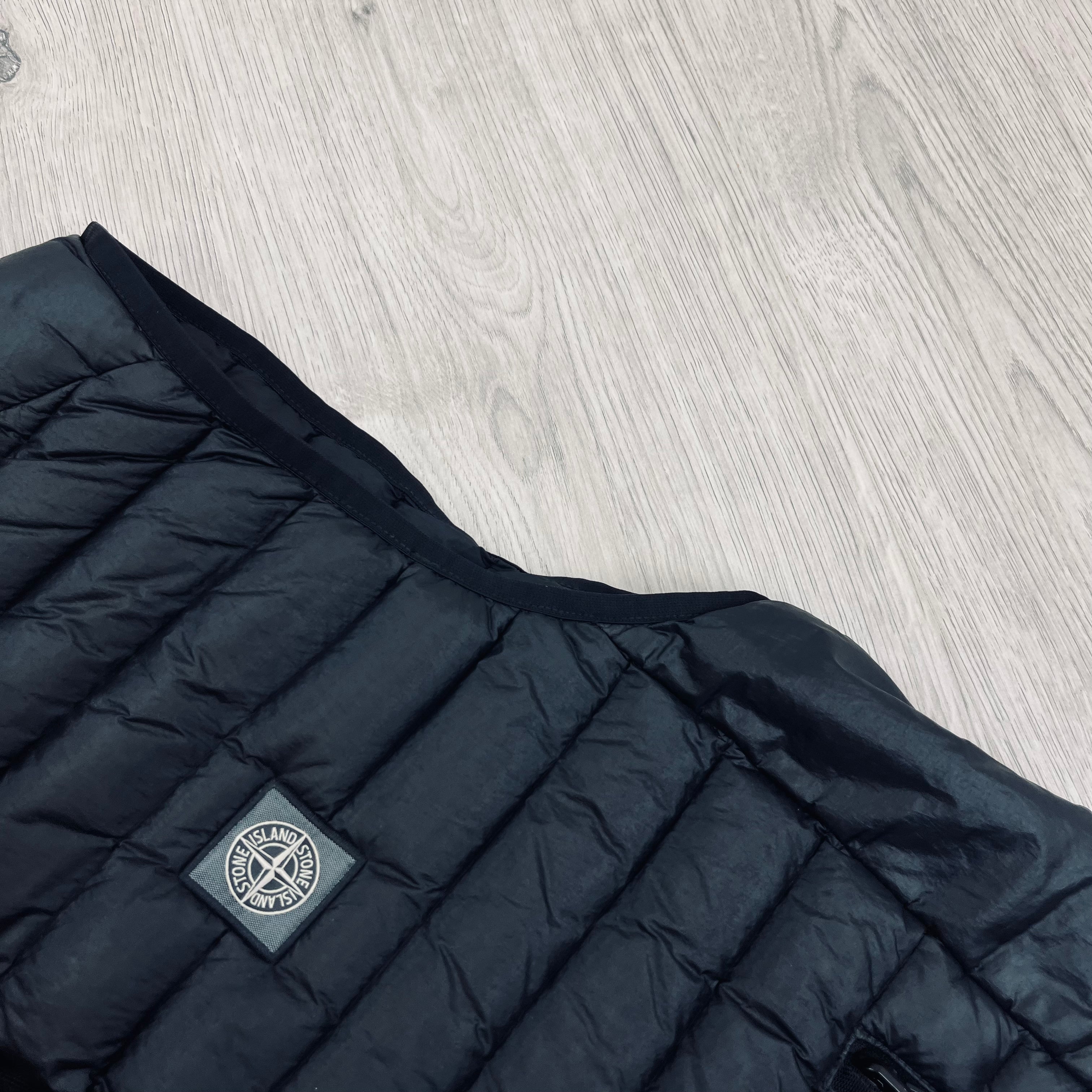 Stone Island Padded Gilet - Black -Usfansport