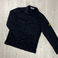 Stone Island Zip Overshirt - Black -Usfansport