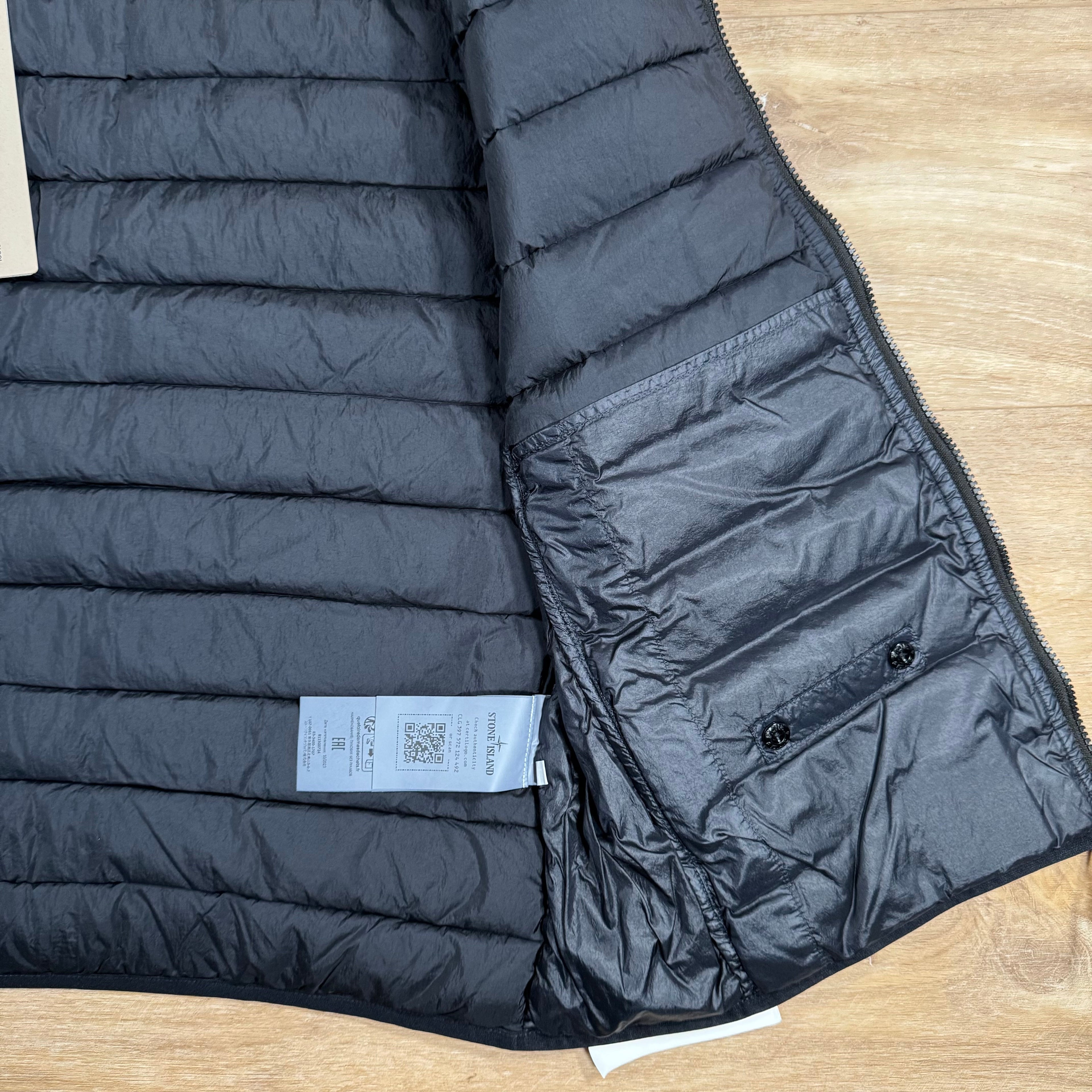 Stone Island Nylon Down-TC Vest in Navy -Usfansport