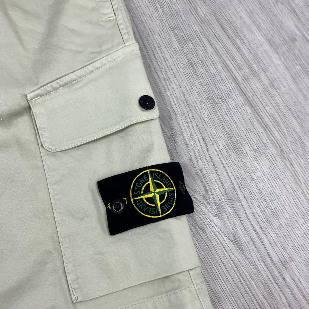 Stone Island Cargo Shorts - Sand -Usfansport