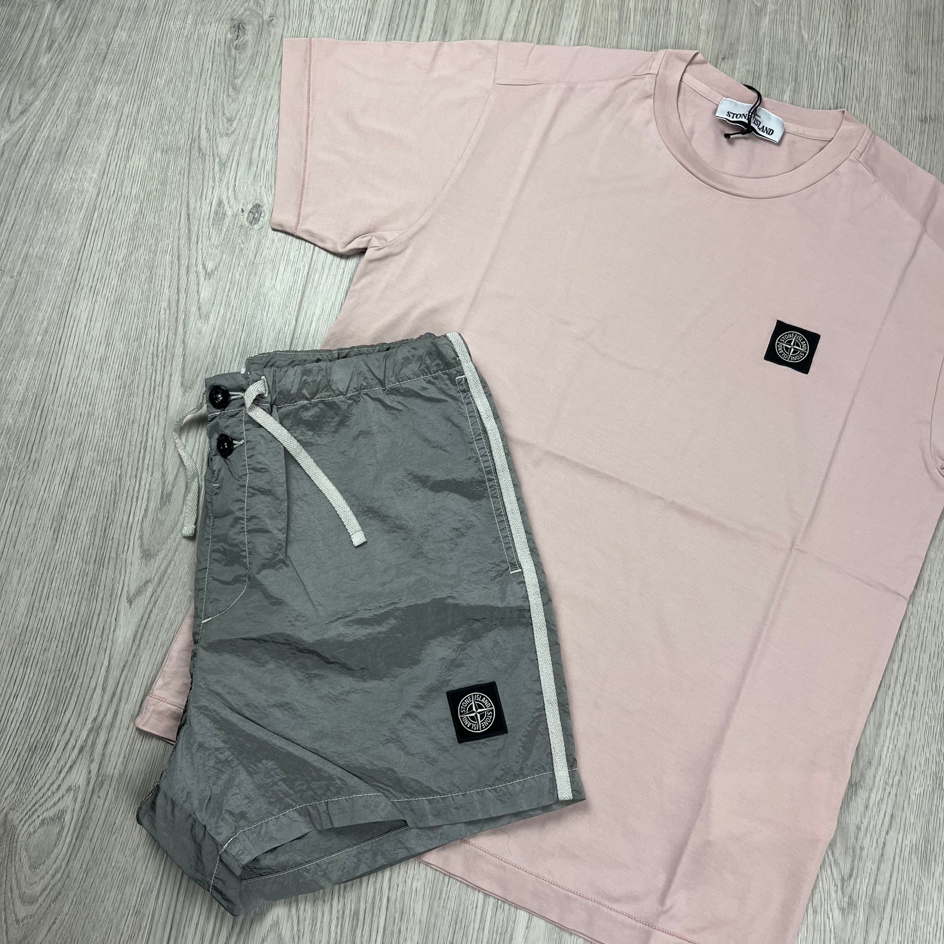 Stone Island Holiday Set - Rose/Pearl -Usfansport