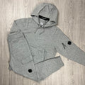 CP Company Raised Fleece Tracksuit - Grey -Usfansport