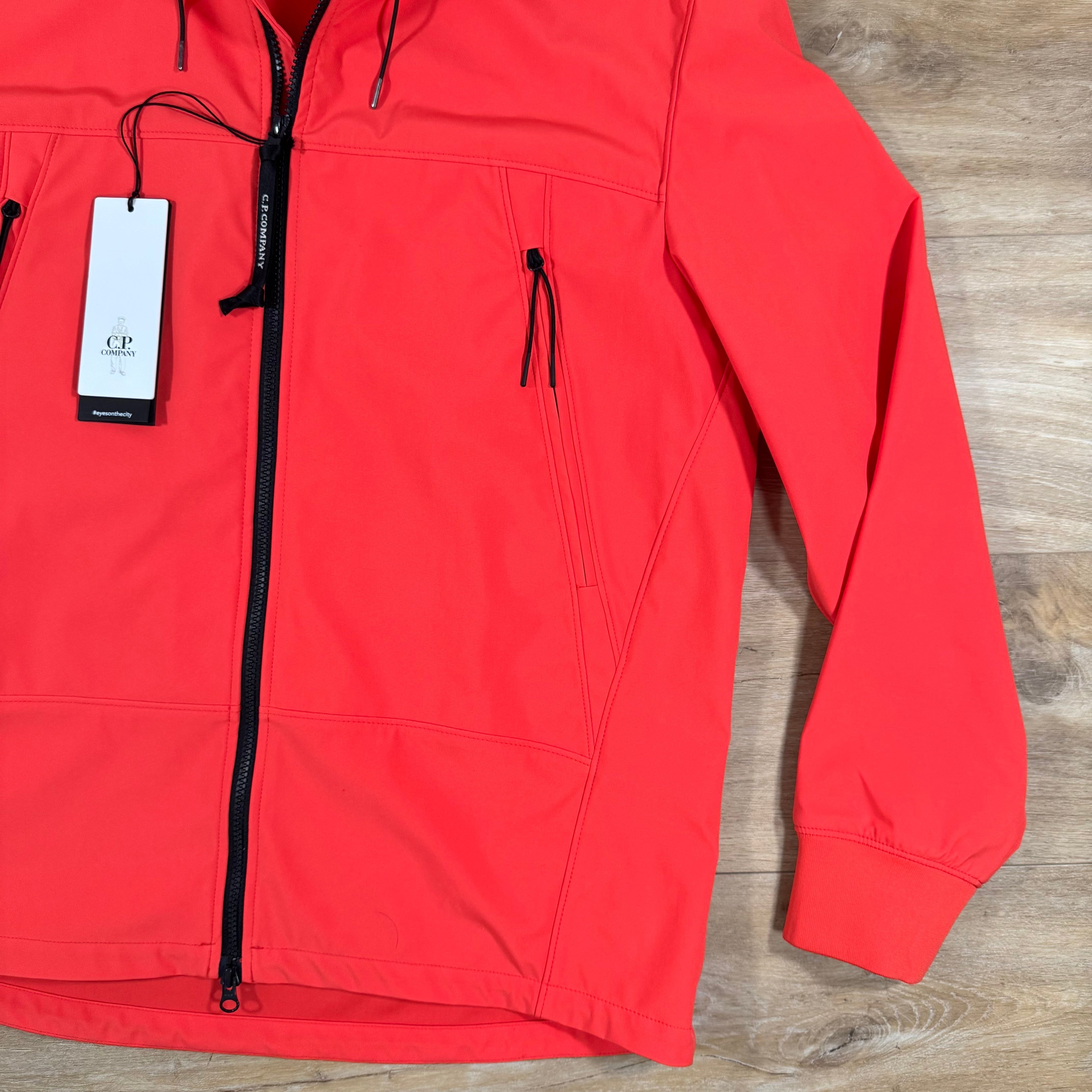 CP Company Shell-R Goggle Jacket in Poinciana Orange -Usfansport