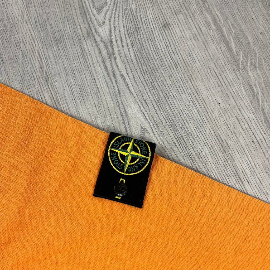 Stone Island Dyed Sweatshirt - Orange -Usfansport