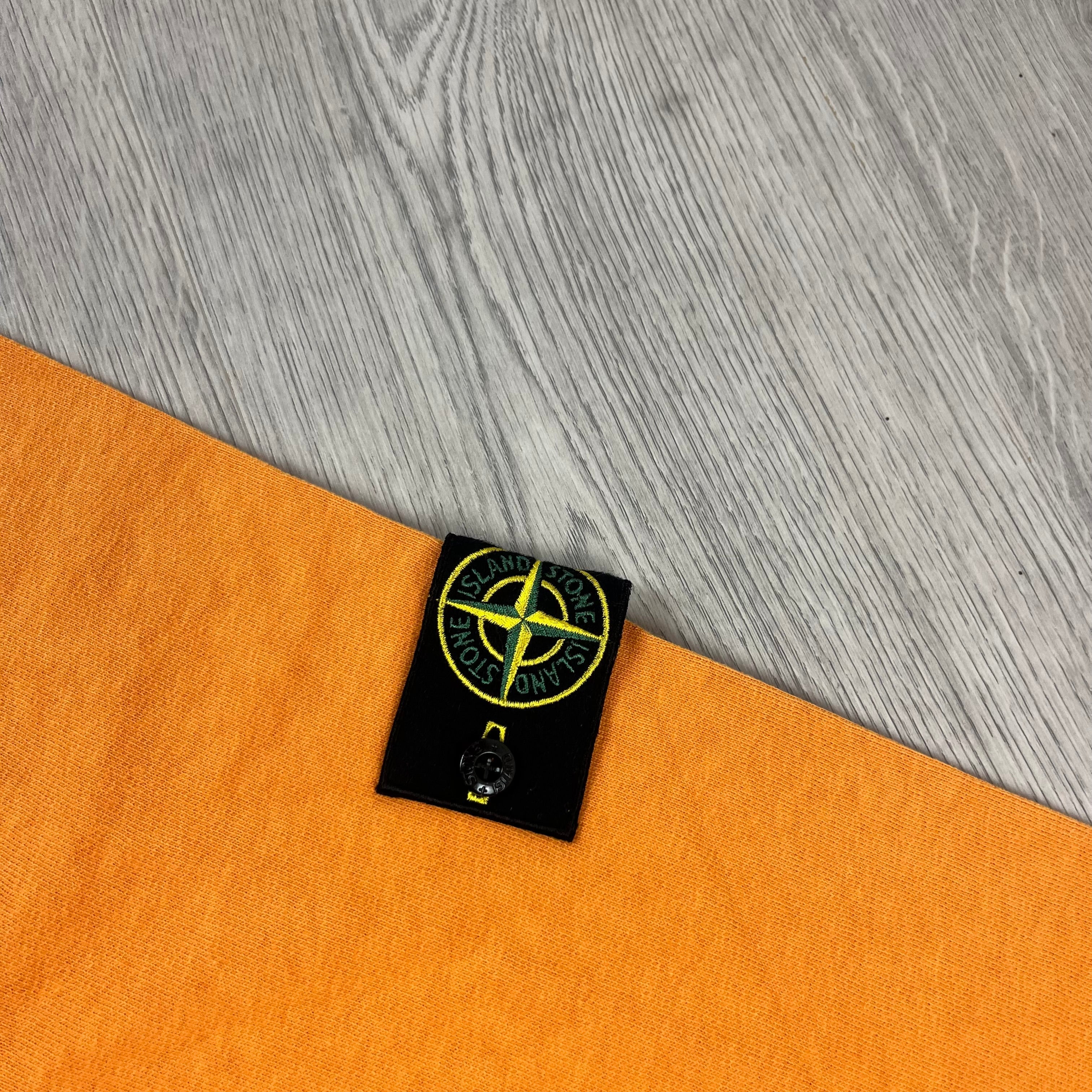 Stone Island Dyed Sweatshirt - Orange -Usfansport