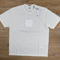 CP Company Metropolis Series Rubberized Logo T-Shirt in Gauze White -Usfansport