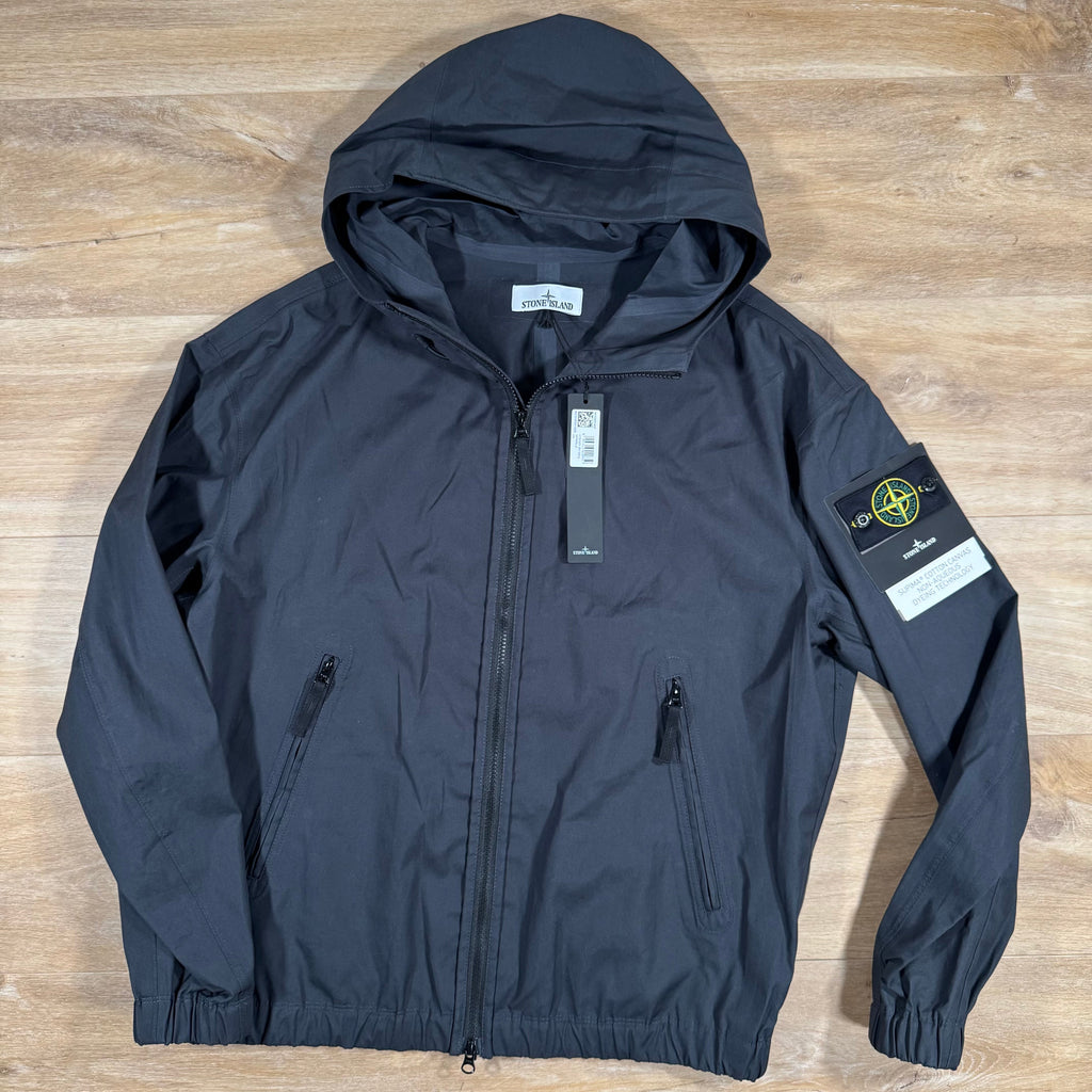 Stone Island Supima Canvas Jacket in Navy -Usfansport