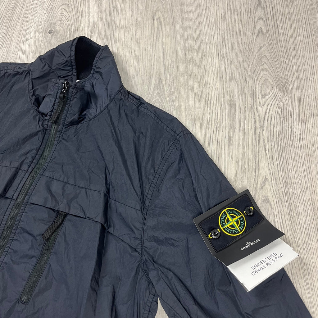 Stone Island Crinkle Reps R-NY Jacket - Navy -Usfansport