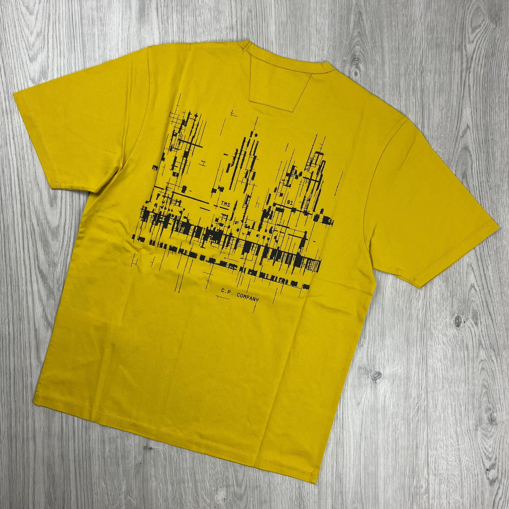 CP Company Metropolis T-Shirt - Yellow -Usfansport
