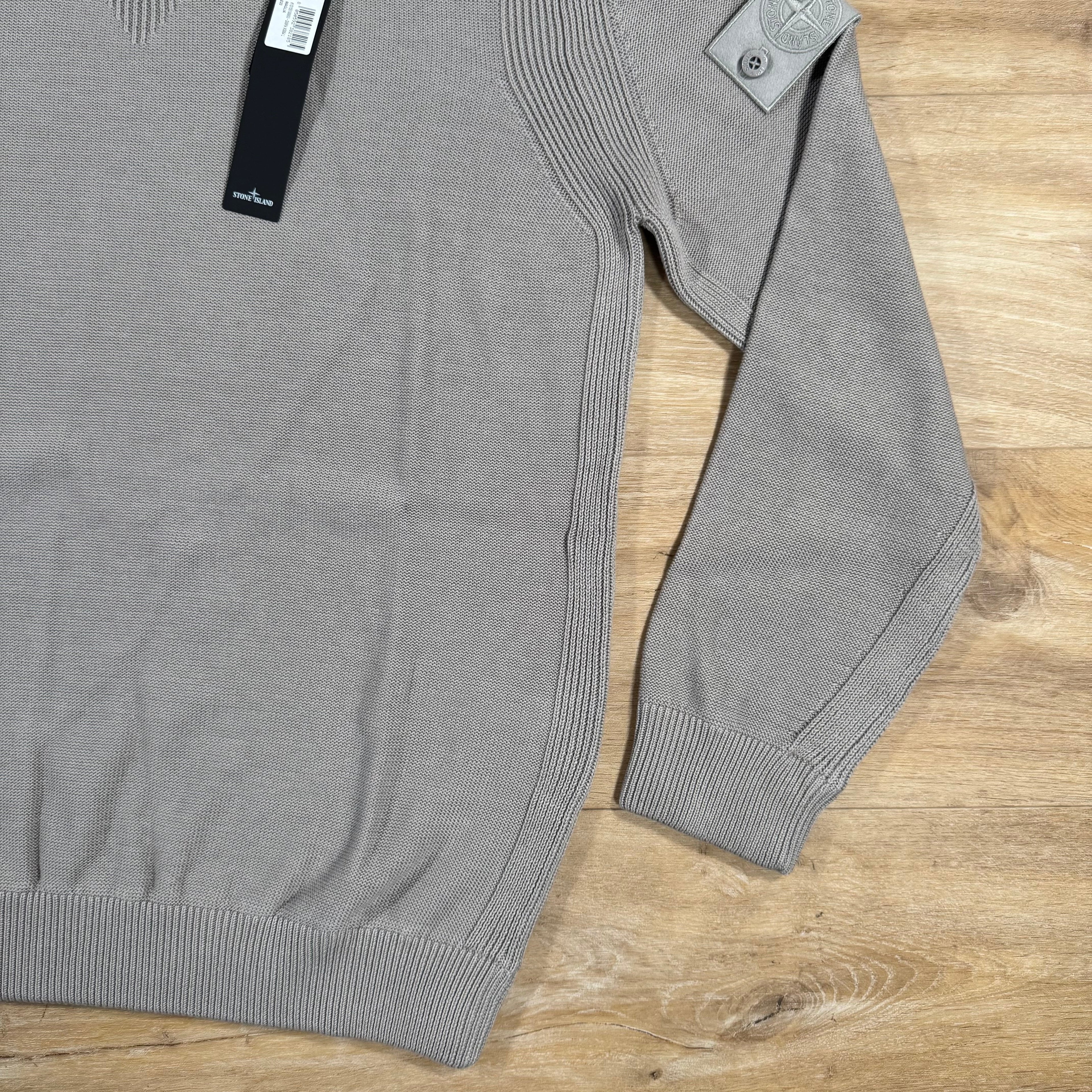 Stone Island Cotton Cashmere Ghost Sweatshirt in Dust Grey -Usfansport