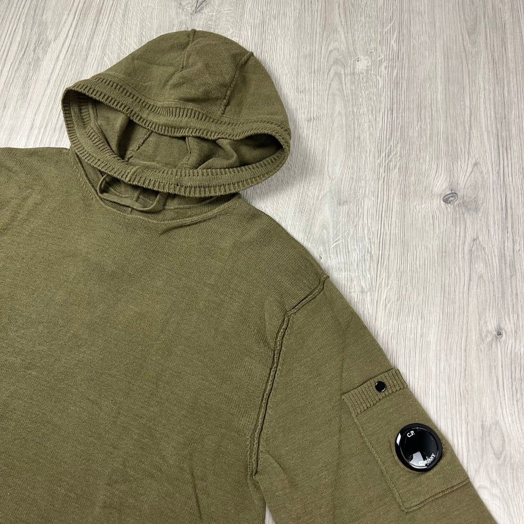 CP Company Knit Hoodie - Capers -Usfansport
