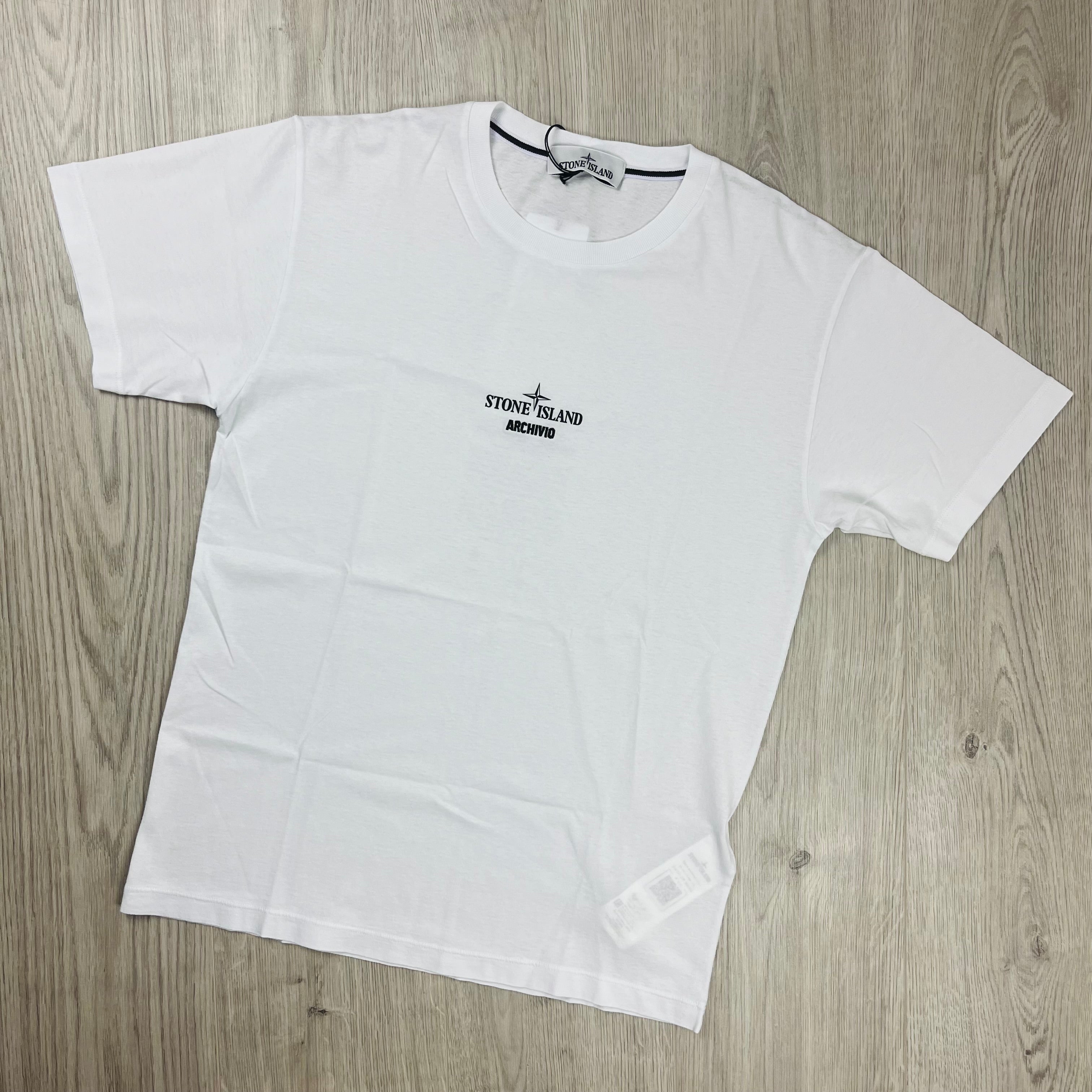 Stone Island Archivio T-Shirt - White -Usfansport