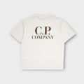 C.P. Company 30/1 Jersey Logo T-Shirt I Gauze White