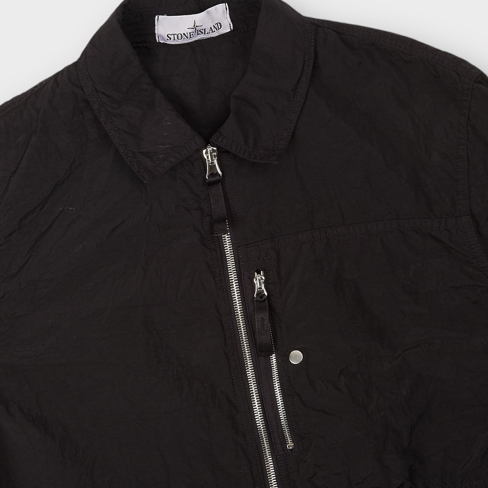 Stone Island K1S151200005S0019 Nylon Overshirt I Sort