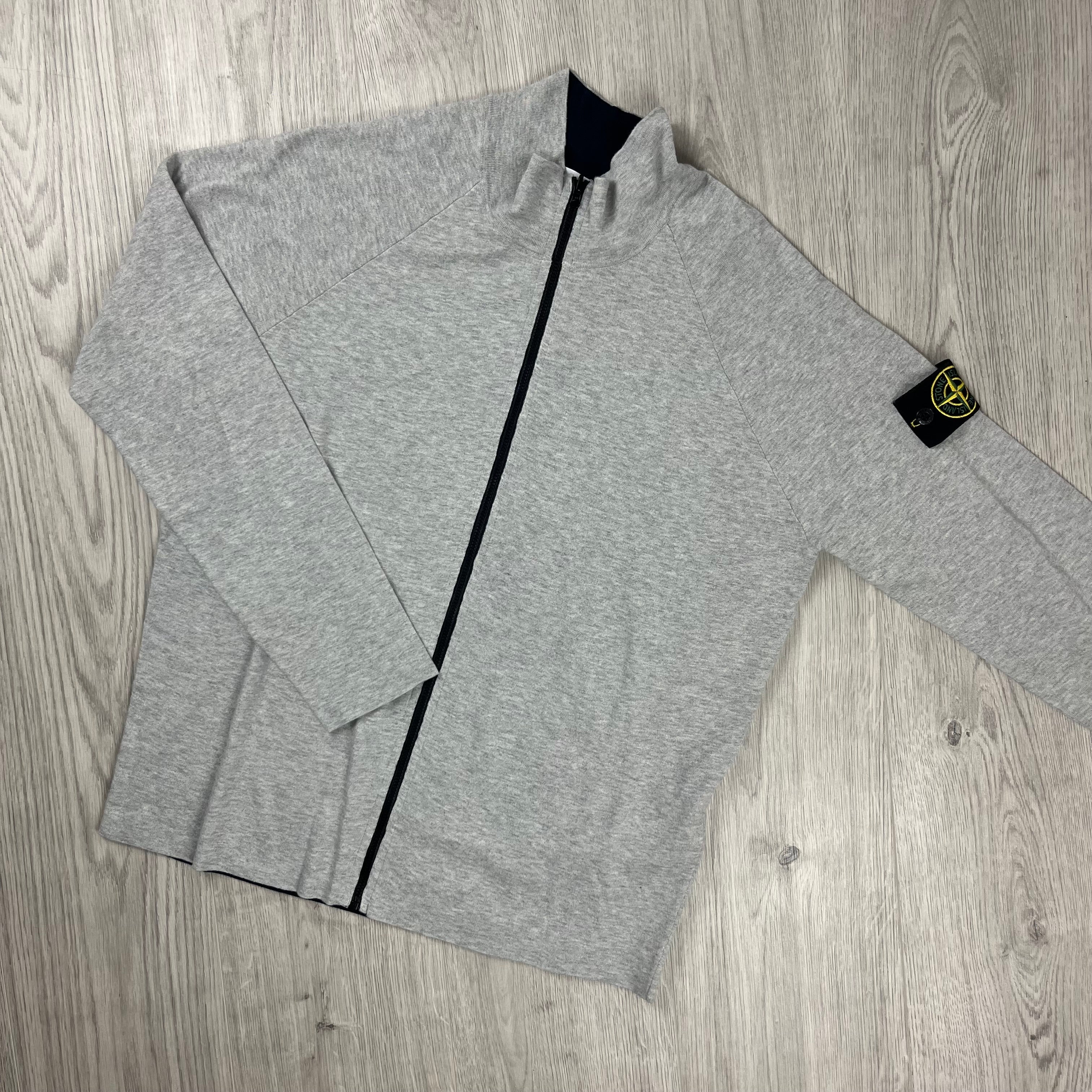Stone Island Reversible Fleece - Grey/Navy -Usfansport