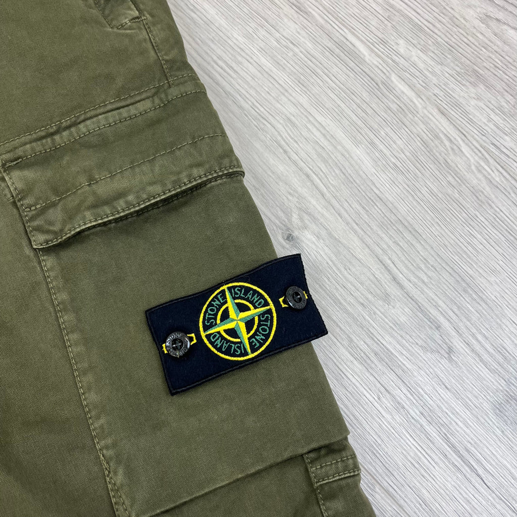 Stone Island Cargo Trousers - Military -Usfansport