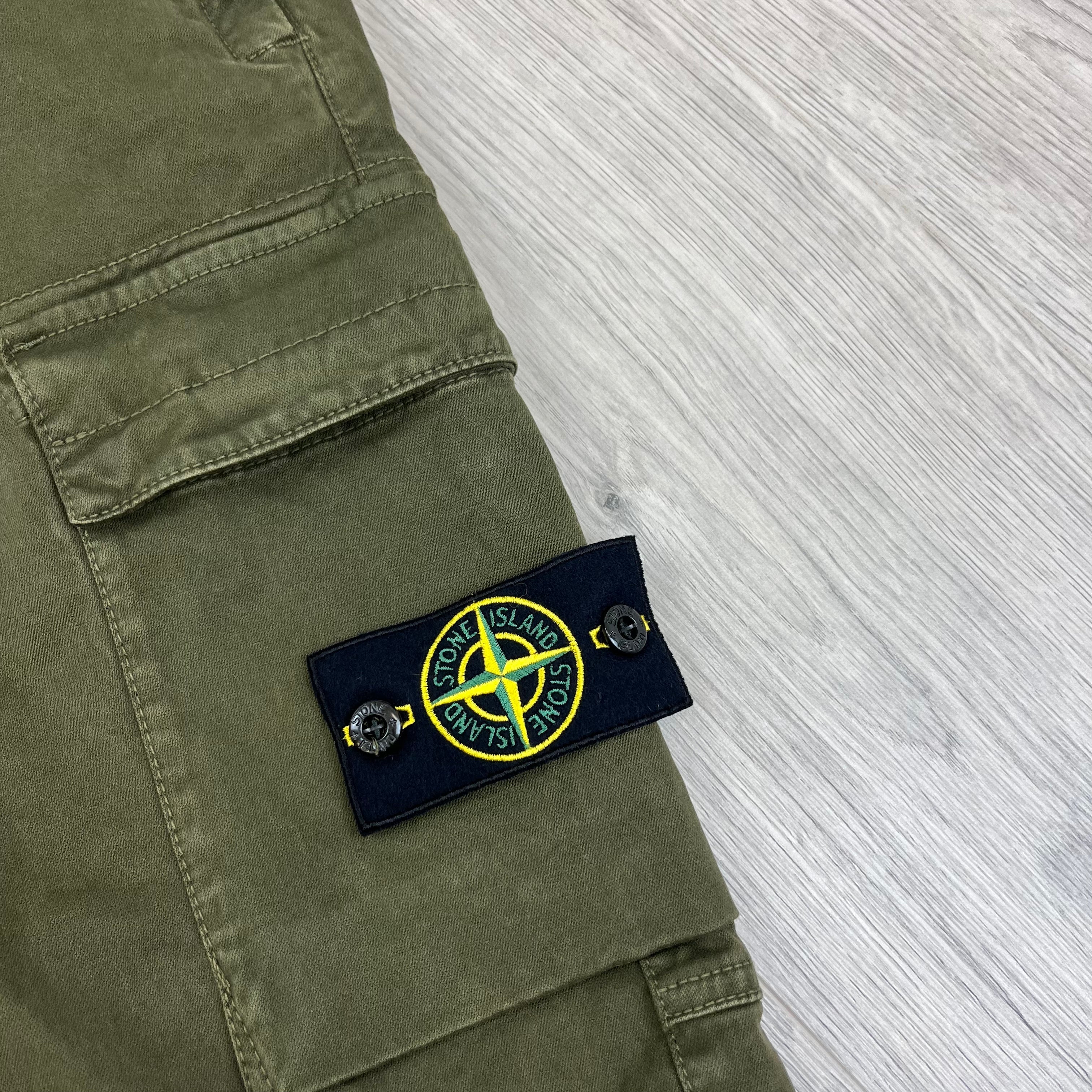 Stone Island Cargo Trousers - Military -Usfansport
