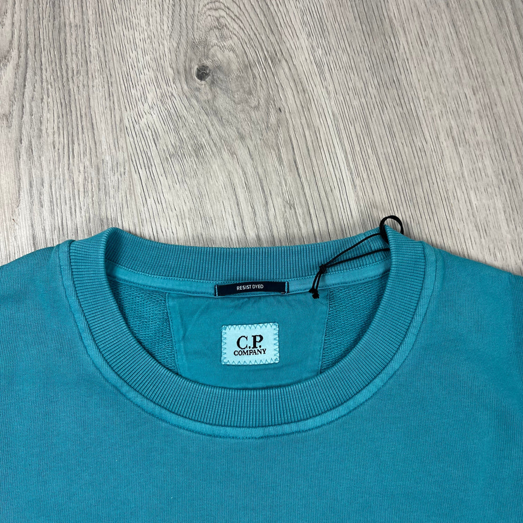 CP Company Patch Sweatshirt - Tile Blue -Usfansport