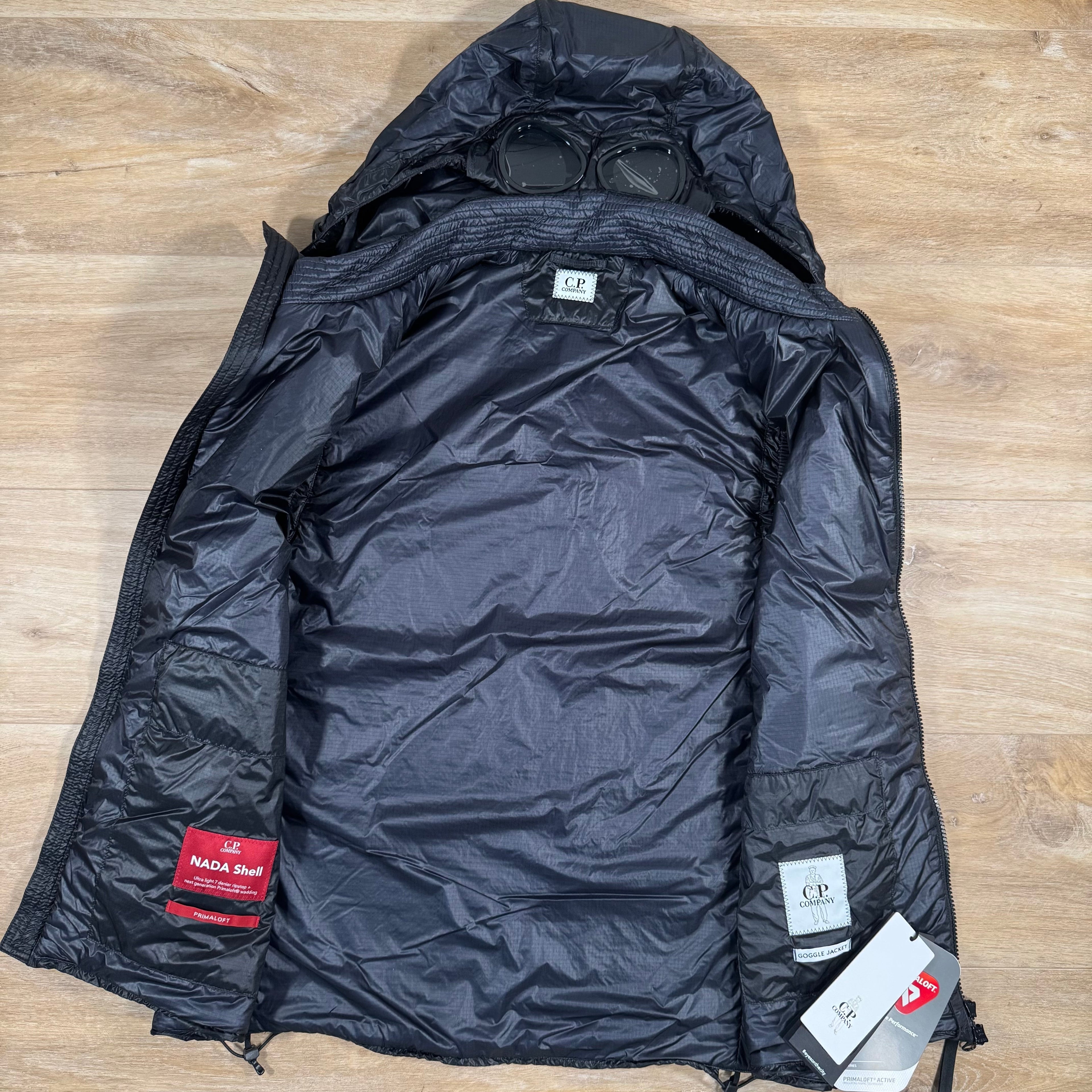 CP Company Nada Shell Primaloft Goggle Vest in Navy -Usfansport