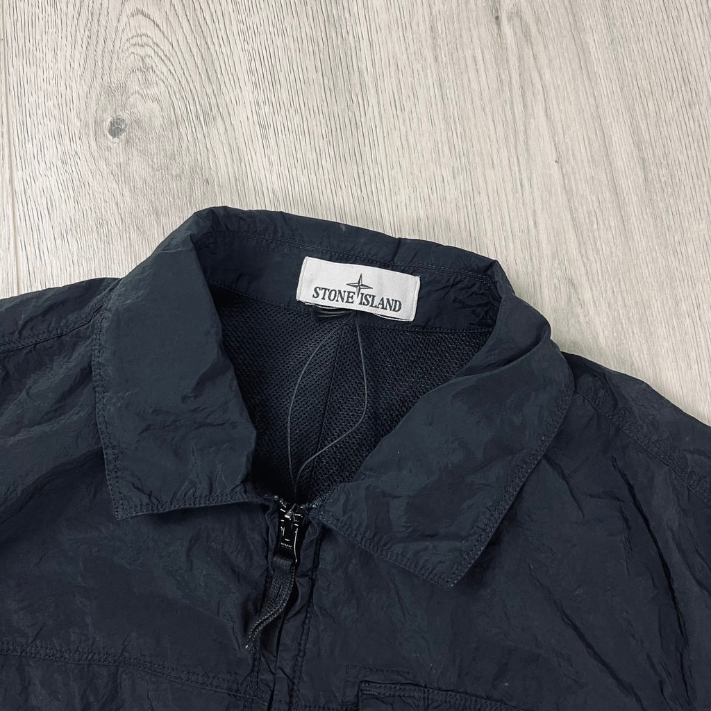 Stone Island Metal Overshirt - Black -Usfansport