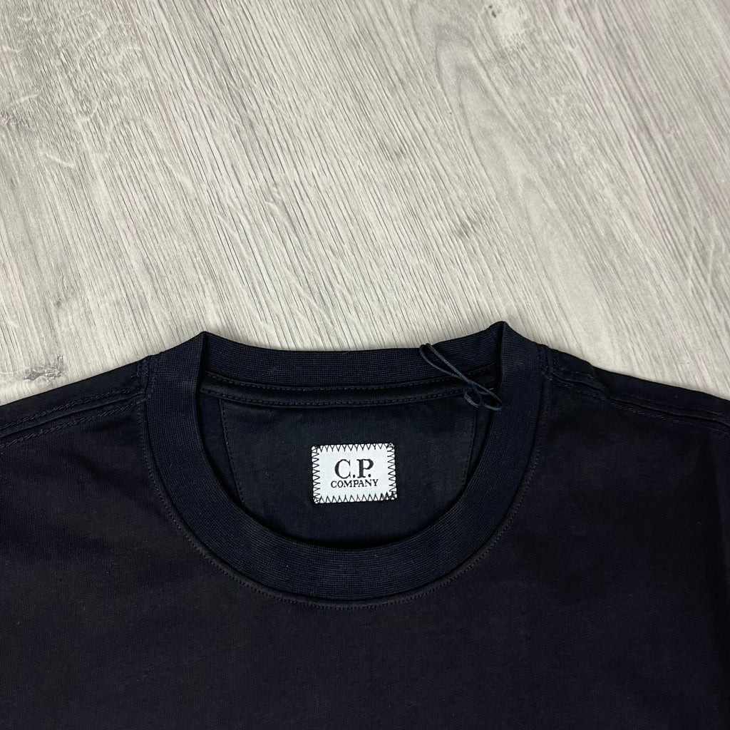 CP Company Stamp T-Shirt - Black -Usfansport
