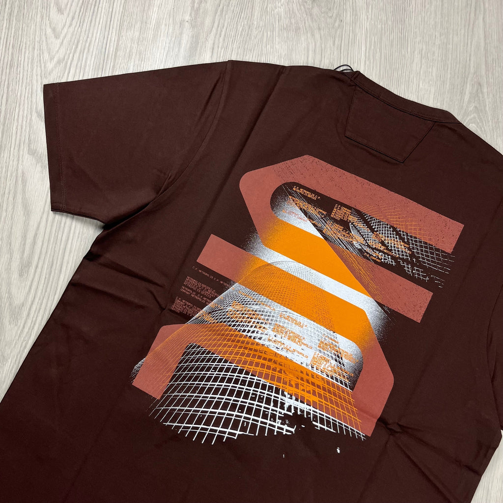 CP Company Metropolis T-Shirt - Rum Raisin -Usfansport