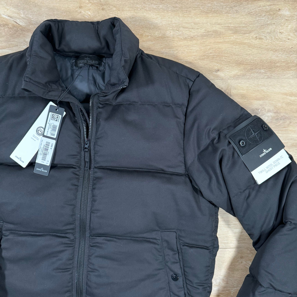 Stone Island Down-TC Ghost Jacket in Black -Usfansport