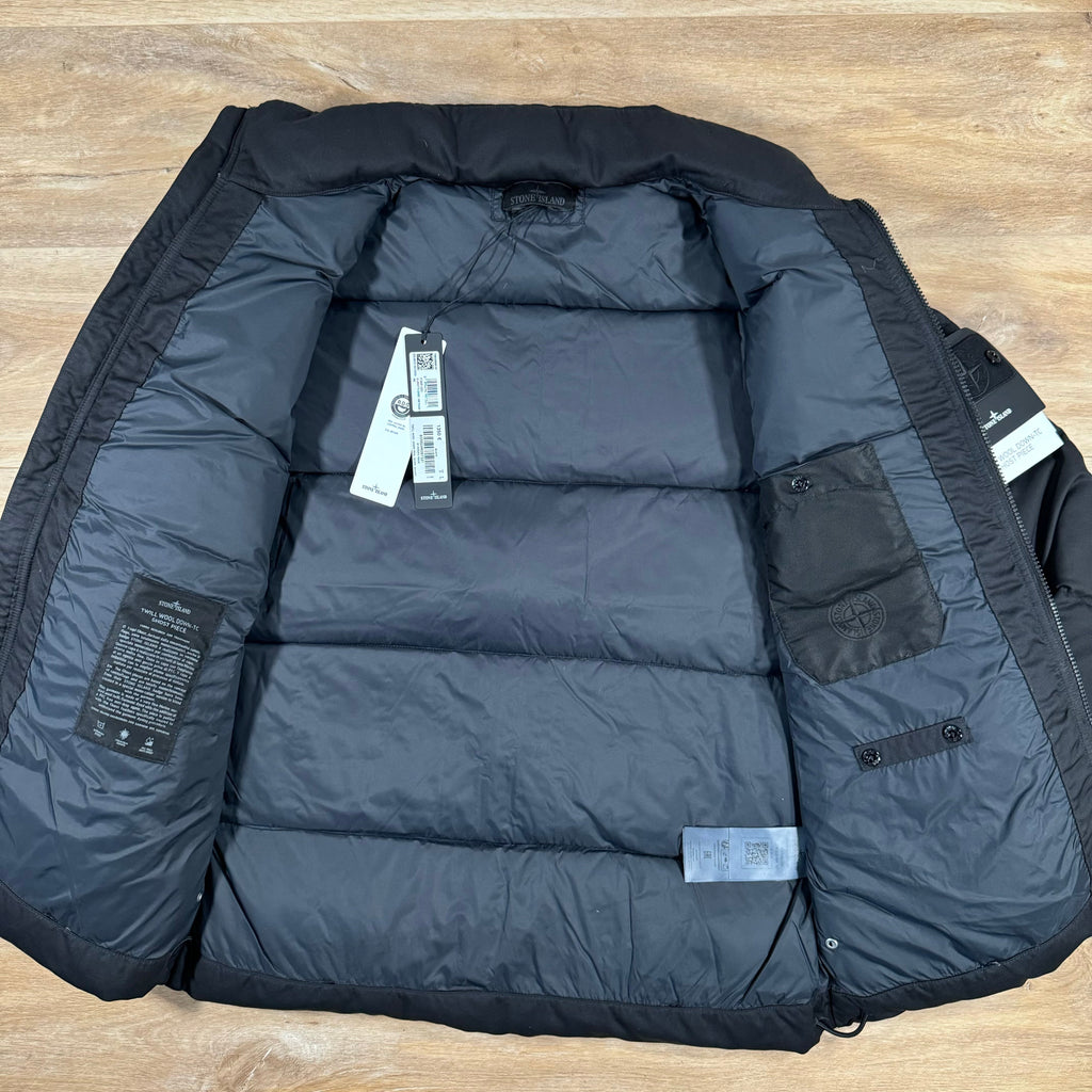 Stone Island Down-TC Ghost Jacket in Black -Usfansport