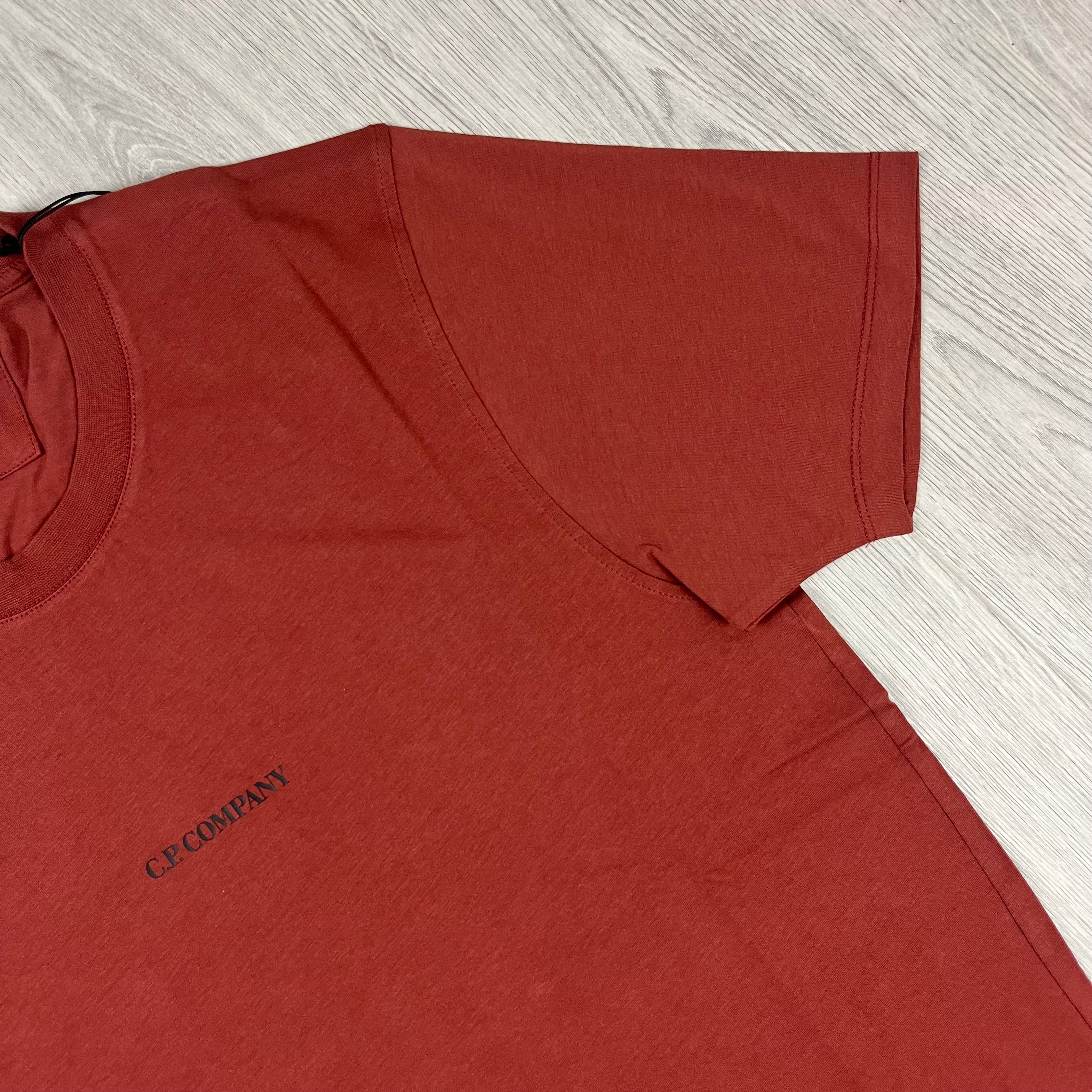 CP Company Printed T-Shirt - Henna -Usfansport