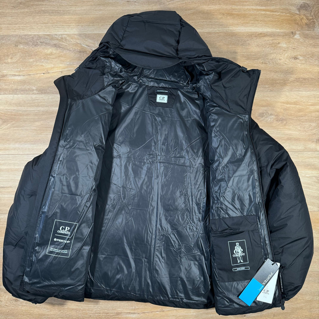 CP Company Metropolis Pertex Down Jacket in Black -Usfansport