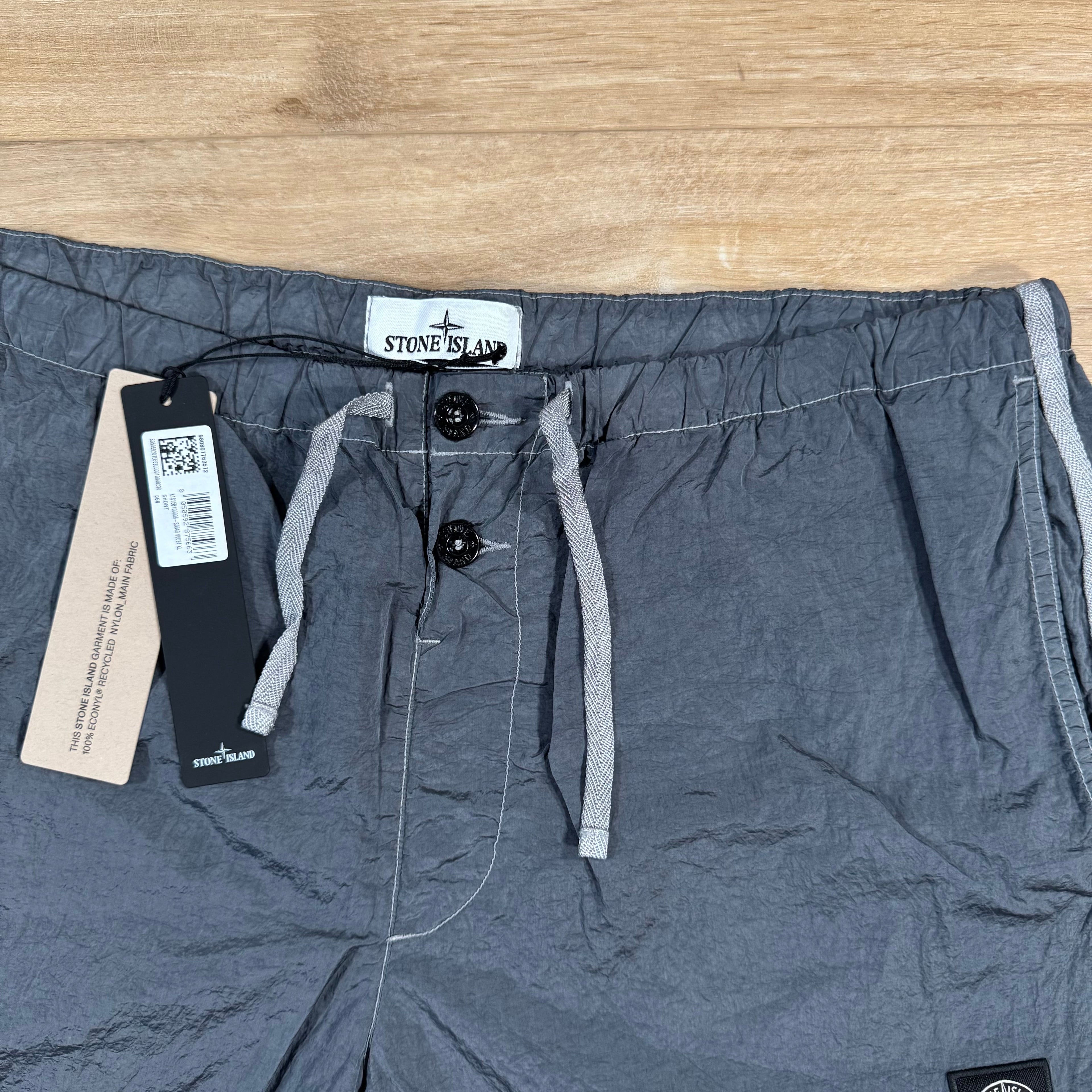 Stone Island Nylon Metal Button Swim Shorts in Avio Blue -Usfansport