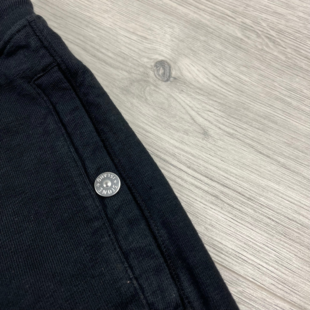 Stone Island Dyed Jersey Shorts - Black -Usfansport