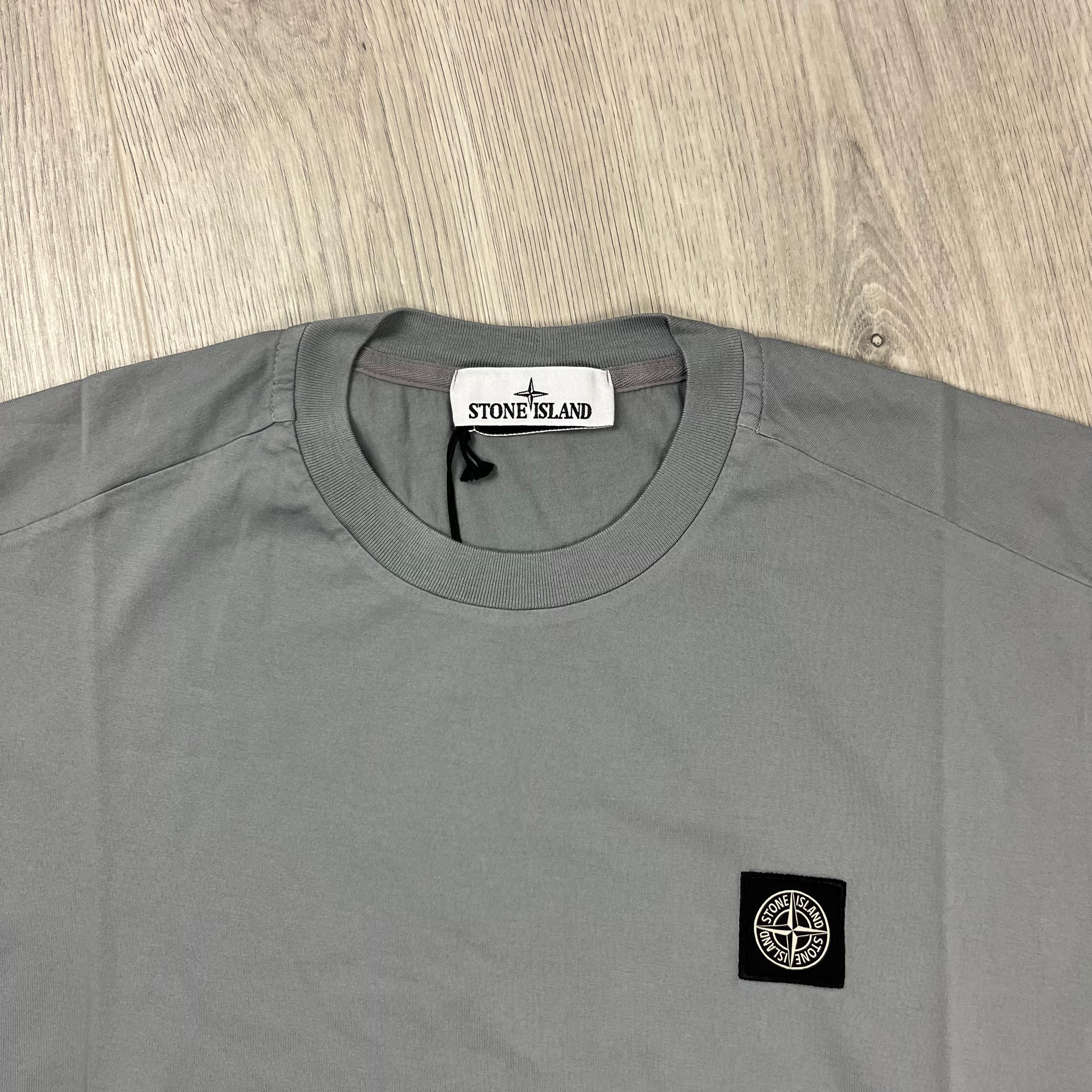 Stone Island Patch T-Shirt - Grey -Usfansport