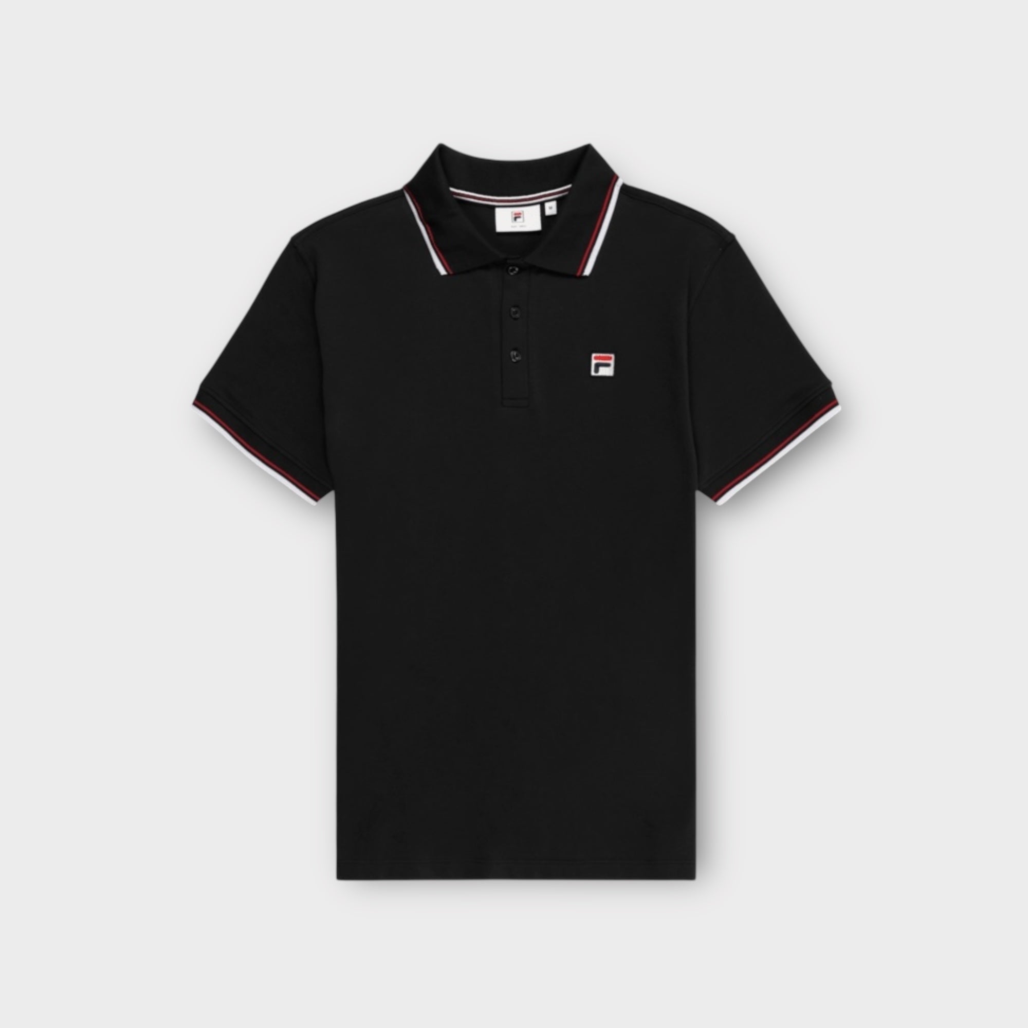 FILA Biella Regular Tipped Polo Shirt I Sort