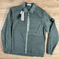 Stone Island Nylon Metal Overshirt in Sage Green -Usfansport