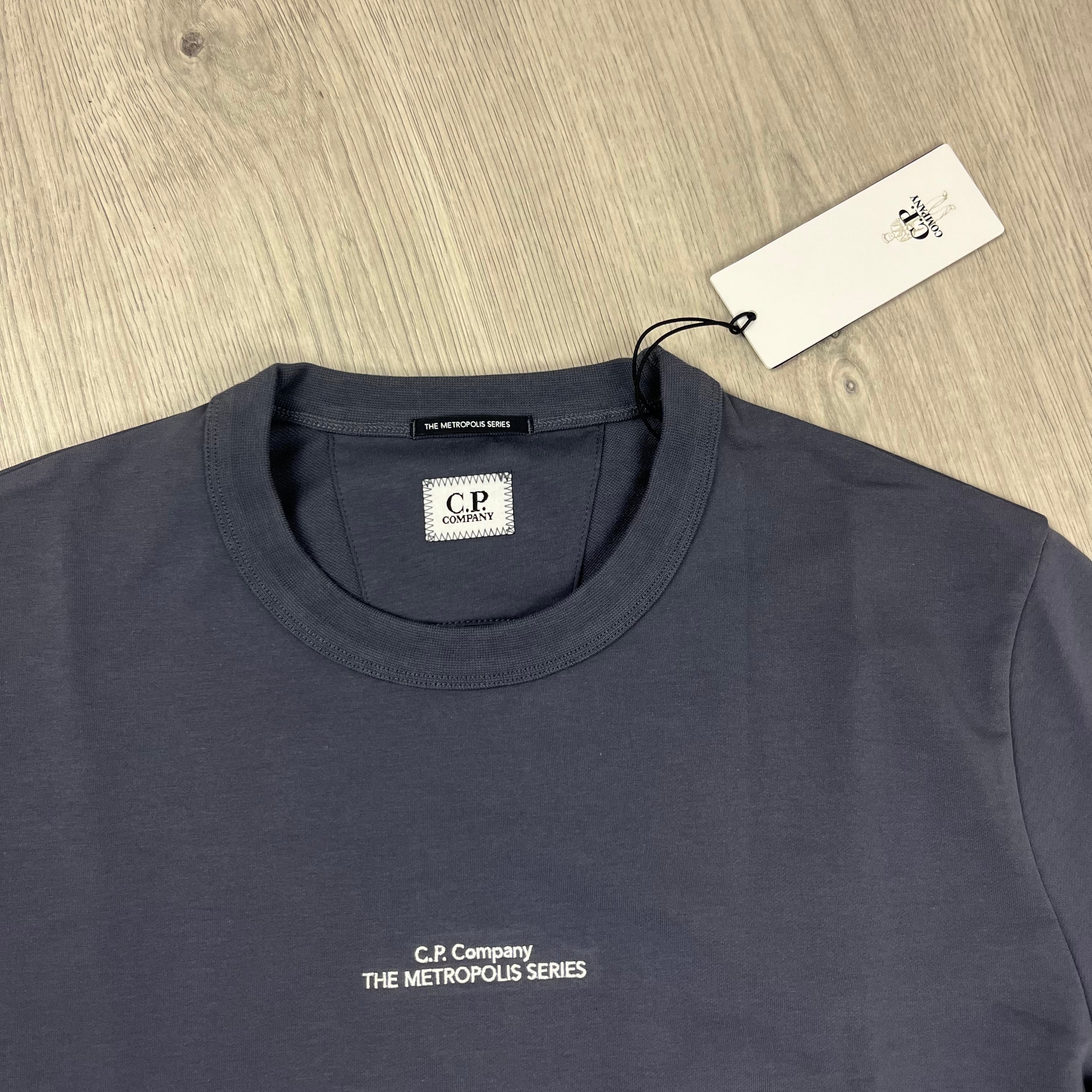 CP Company Metropolis Sweatshirt - Ombre Blue -Usfansport